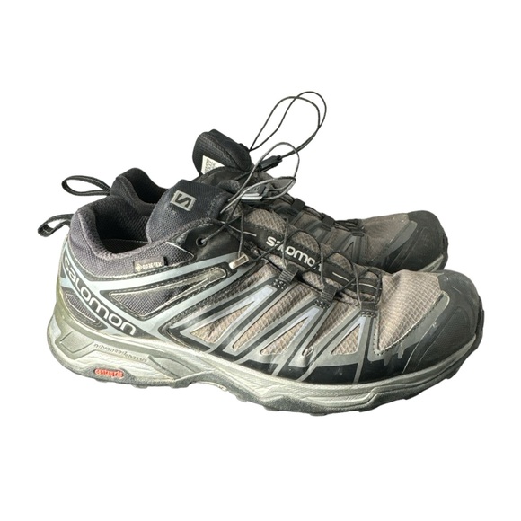 Salomon X Ultra 3 GTX Gore-Tex Gray Black Trail Hiking...